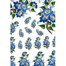 Ref. 79360 - Decalque margarida azul